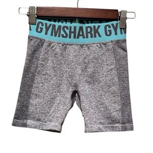 Gymshark Women’s Heather Gray Seamless Compression Flex Shorts Size XS Gym